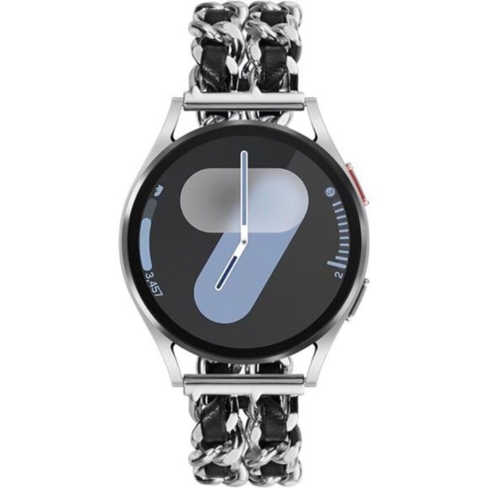 NEW Black/Silver Samsung Galaxy Watch Band